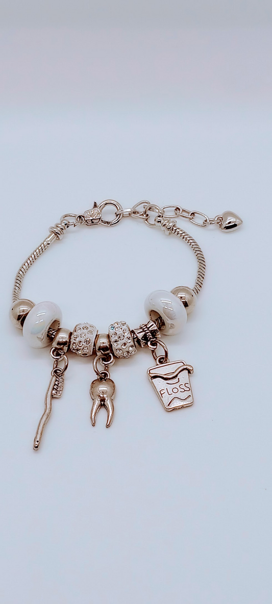 Dental Theme Charm Bracelet