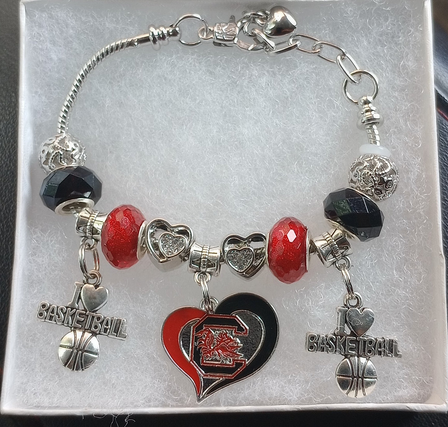 Gamecock Charm Bracelet