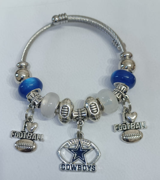 Cowboys Charm Bracelet